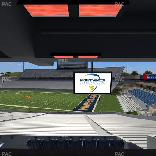 Mountaineer Field at Milan Puskar Stadium - Section Field Box 35 Seat View