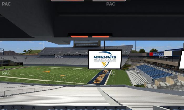 Mountaineer Field at Milan Puskar Stadium - Section Field Box 35 Seat View