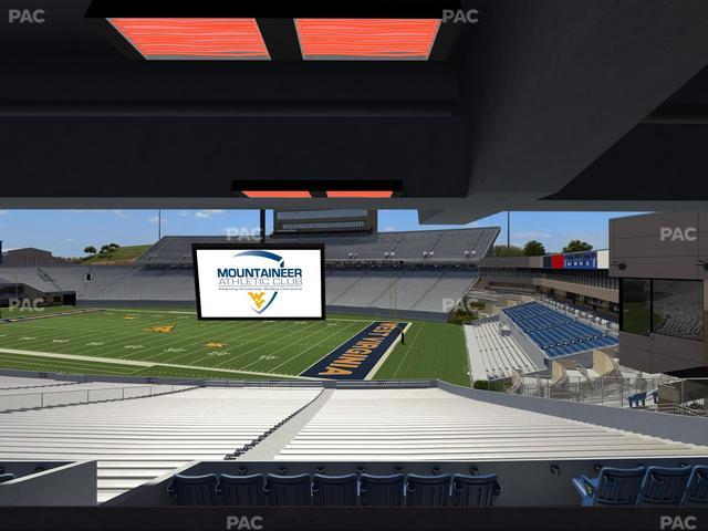 Mountaineer Field at Milan Puskar Stadium - Section Field Box 36 Seat View