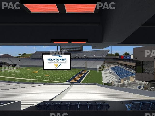 Mountaineer Field at Milan Puskar Stadium - Section Field Box 36 Seat View