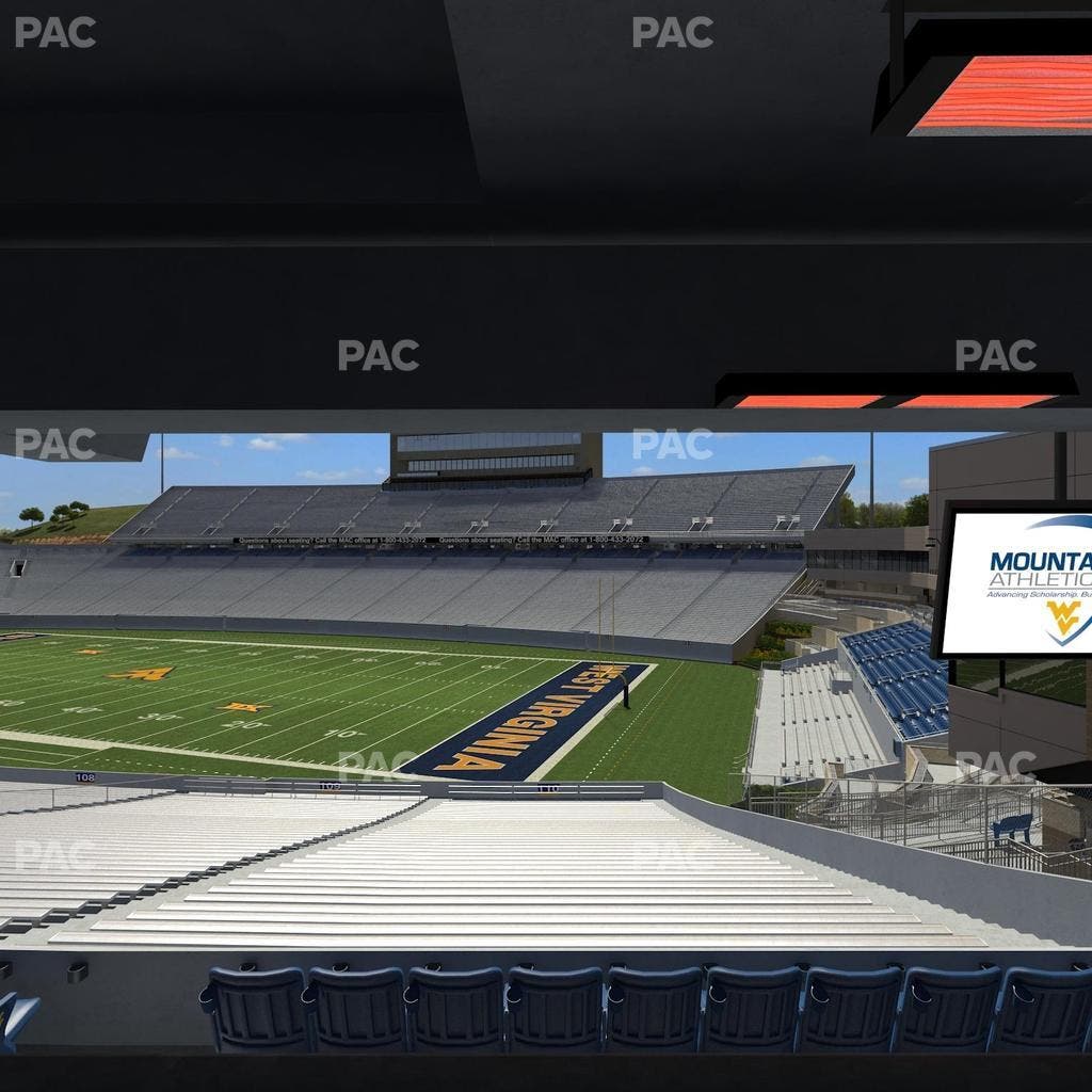 Mountaineer Field at Milan Puskar Stadium - Section Field Box 37 Seat View