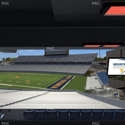 Mountaineer Field at Milan Puskar Stadium - Section Field Box 37 Seat View