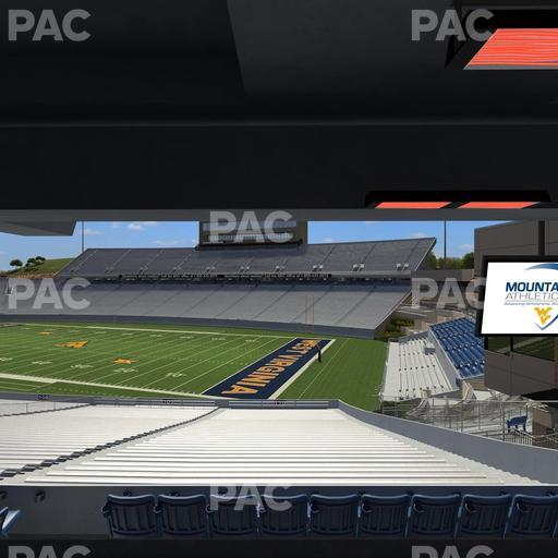 Mountaineer Field at Milan Puskar Stadium - Section Field Box 37 Seat View