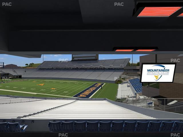 Mountaineer Field at Milan Puskar Stadium - Section Field Box 37 Seat View