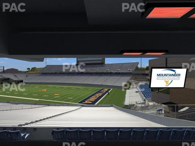 Mountaineer Field at Milan Puskar Stadium - Section Field Box 37 Seat View