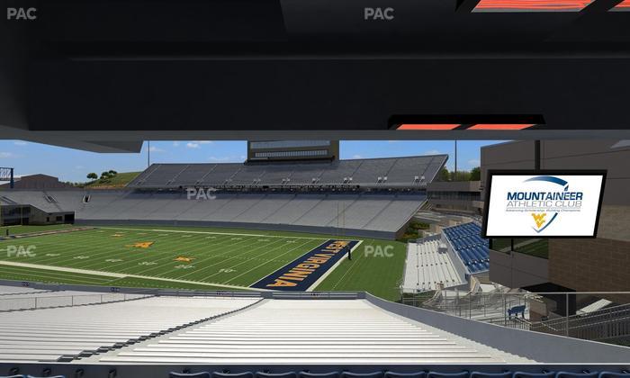 Mountaineer Field at Milan Puskar Stadium - Section Field Box 37 Seat View