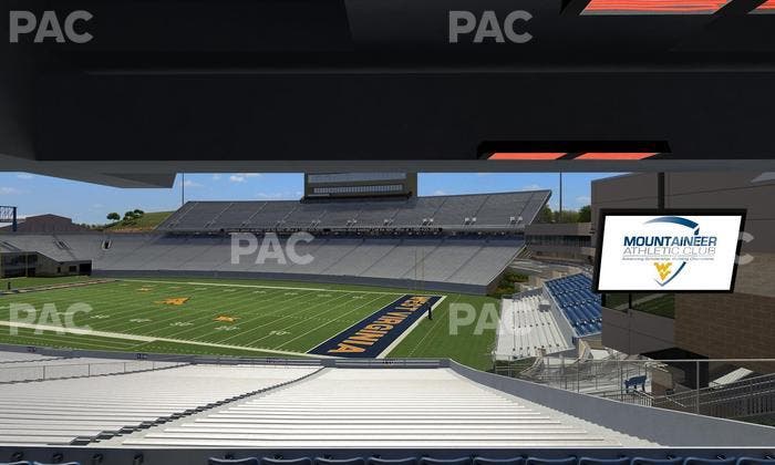 Mountaineer Field at Milan Puskar Stadium - Section Field Box 37 Seat View