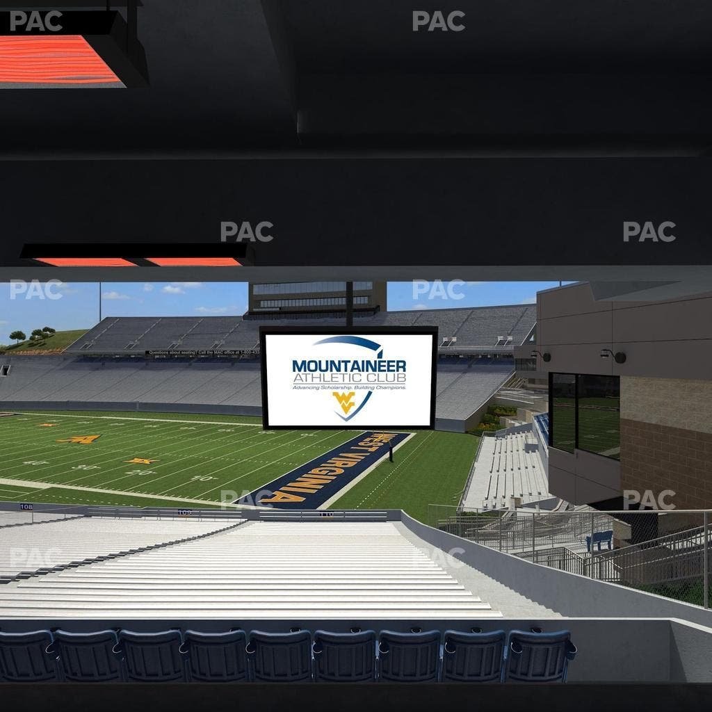 Mountaineer Field at Milan Puskar Stadium - Section Field Box 38 Seat View