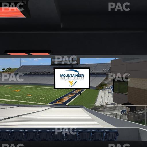 Mountaineer Field at Milan Puskar Stadium - Section Field Box 38 Seat View