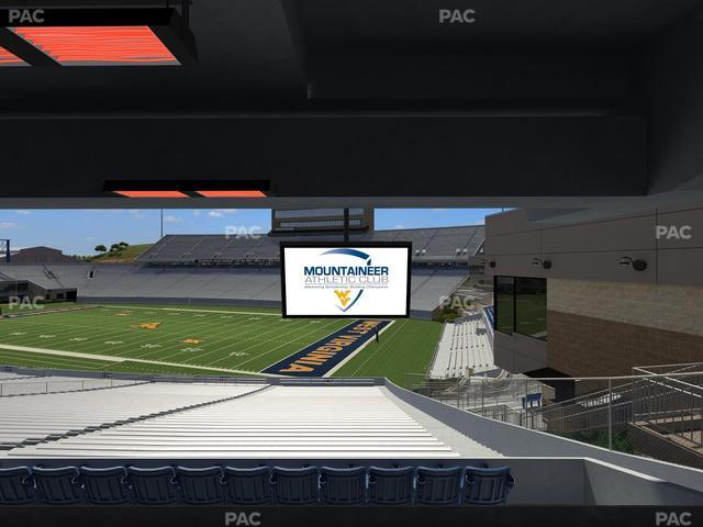 Mountaineer Field at Milan Puskar Stadium - Section Field Box 38 Seat View
