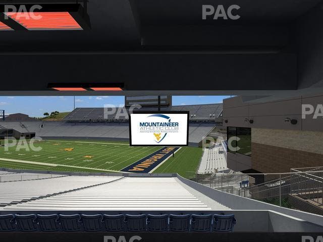 Mountaineer Field at Milan Puskar Stadium - Section Field Box 38 Seat View