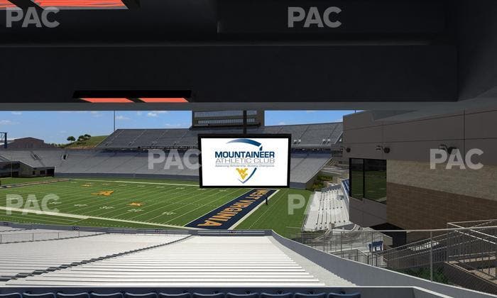 Mountaineer Field at Milan Puskar Stadium - Section Field Box 38 Seat View