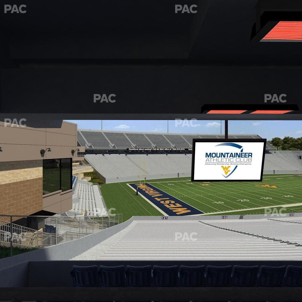 Mountaineer Field at Milan Puskar Stadium - Section Field Box 39 Seat View