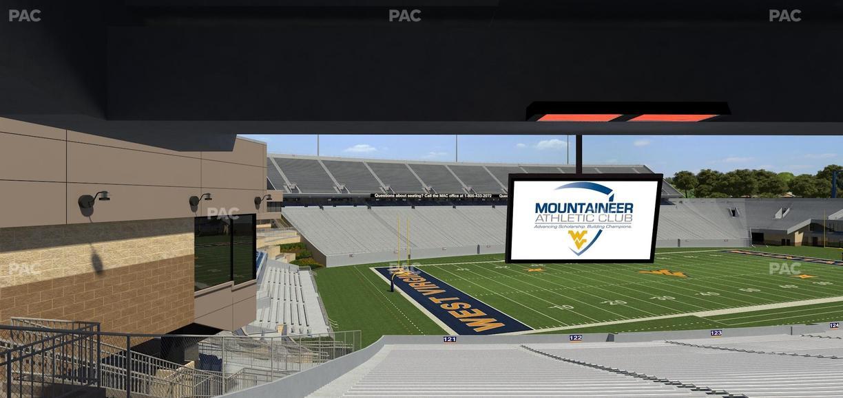 Mountaineer Field at Milan Puskar Stadium - Section Field Box 39 Seat View