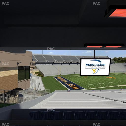 Mountaineer Field at Milan Puskar Stadium - Section Field Box 39 Seat View