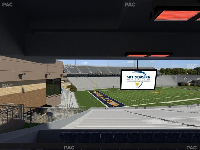 Mountaineer Field at Milan Puskar Stadium - Section Field Box 39 Seat View