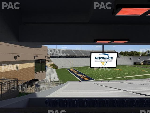 Mountaineer Field at Milan Puskar Stadium - Section Field Box 39 Seat View