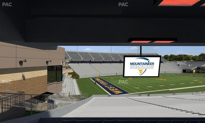 Mountaineer Field at Milan Puskar Stadium - Section Field Box 39 Seat View