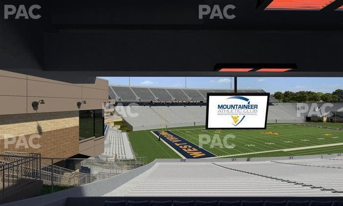 Mountaineer Field at Milan Puskar Stadium - Section Field Box 39 Seat View
