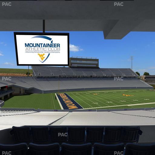 Mountaineer Field at Milan Puskar Stadium - Section Field Box 4 Seat View