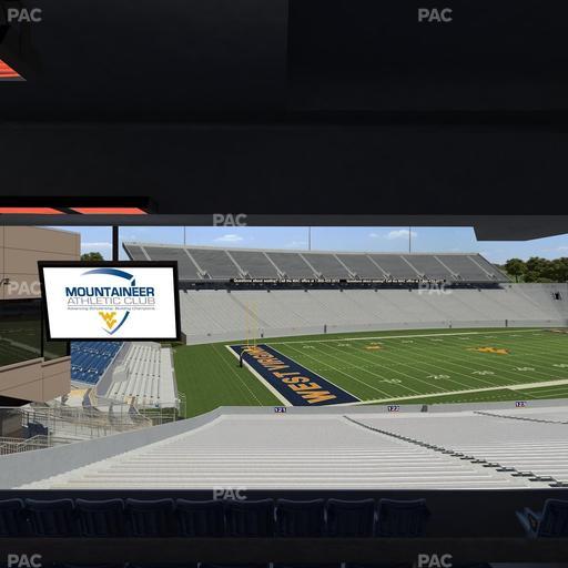 Mountaineer Field at Milan Puskar Stadium - Section Field Box 40 Seat View