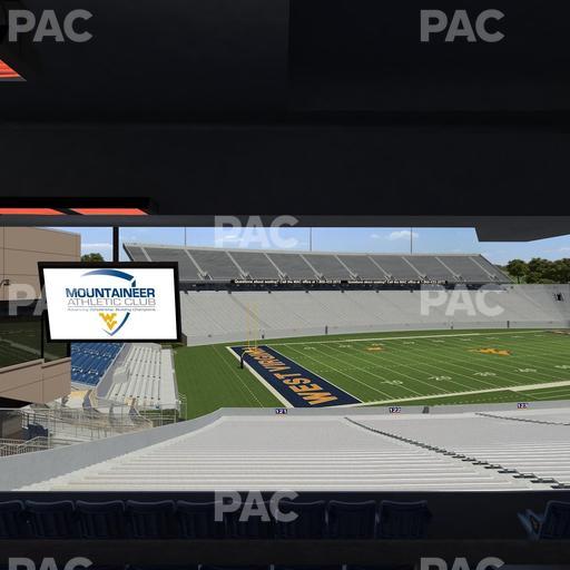Mountaineer Field at Milan Puskar Stadium - Section Field Box 40 Seat View