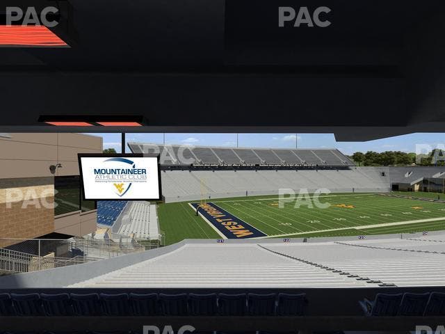 Mountaineer Field at Milan Puskar Stadium - Section Field Box 40 Seat View