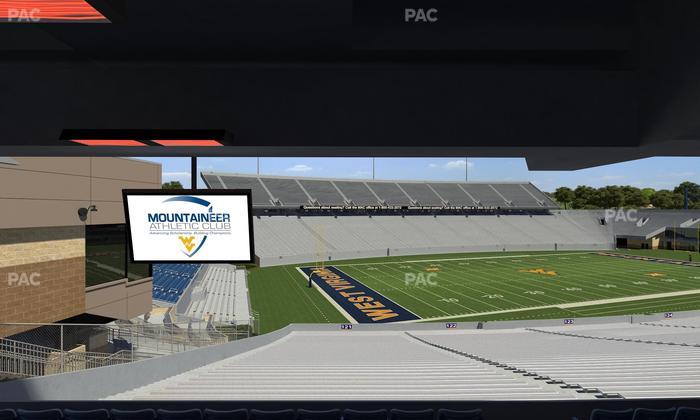 Mountaineer Field at Milan Puskar Stadium - Section Field Box 40 Seat View