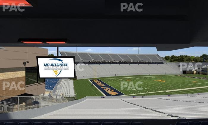 Mountaineer Field at Milan Puskar Stadium - Section Field Box 40 Seat View