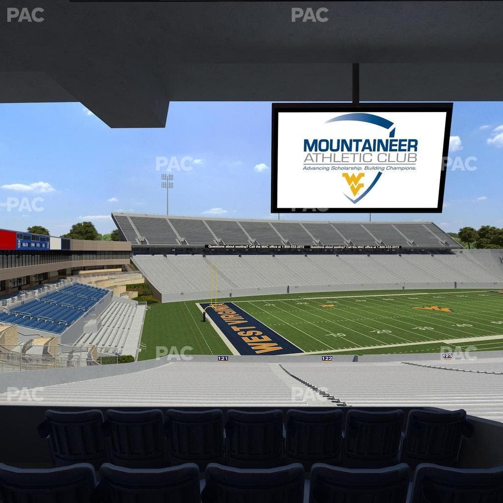 Mountaineer Field at Milan Puskar Stadium - Section Field Box 41 Seat View