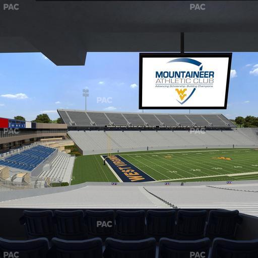 Mountaineer Field at Milan Puskar Stadium - Section Field Box 41 Seat View