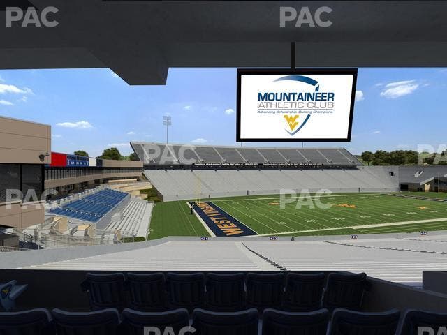 Mountaineer Field at Milan Puskar Stadium - Section Field Box 41 Seat View