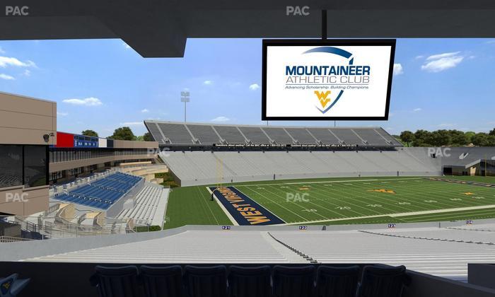 Mountaineer Field at Milan Puskar Stadium - Section Field Box 41 Seat View