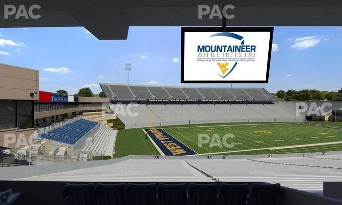 Mountaineer Field at Milan Puskar Stadium - Section Field Box 41 Seat View