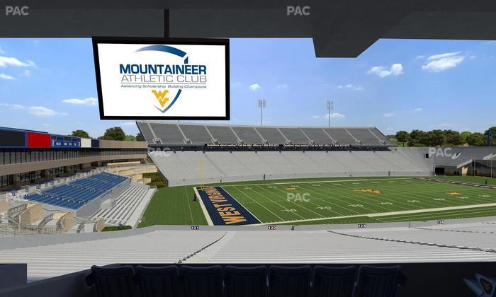 Mountaineer Field at Milan Puskar Stadium - Section Field Box 42 Seat View