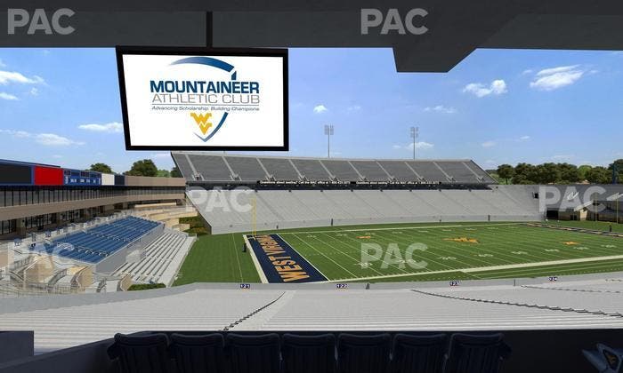 Mountaineer Field at Milan Puskar Stadium - Section Field Box 42 Seat View