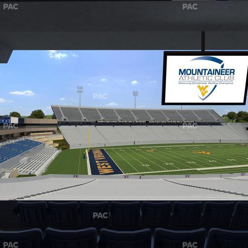 Mountaineer Field at Milan Puskar Stadium - Section Field Box 43 Seat View