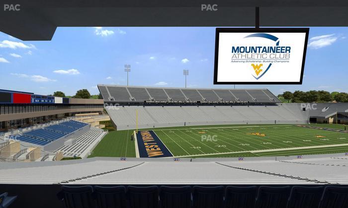 Mountaineer Field at Milan Puskar Stadium - Section Field Box 43 Seat View