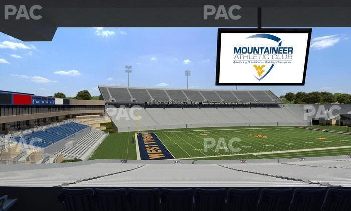 Mountaineer Field at Milan Puskar Stadium - Section Field Box 43 Seat View