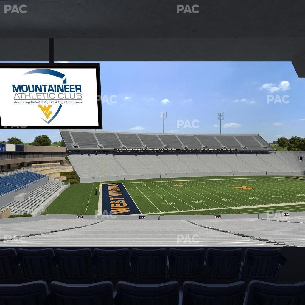 Mountaineer Field at Milan Puskar Stadium - Section Field Box 44 Seat View