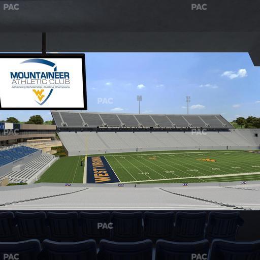 Mountaineer Field at Milan Puskar Stadium - Section Field Box 44 Seat View