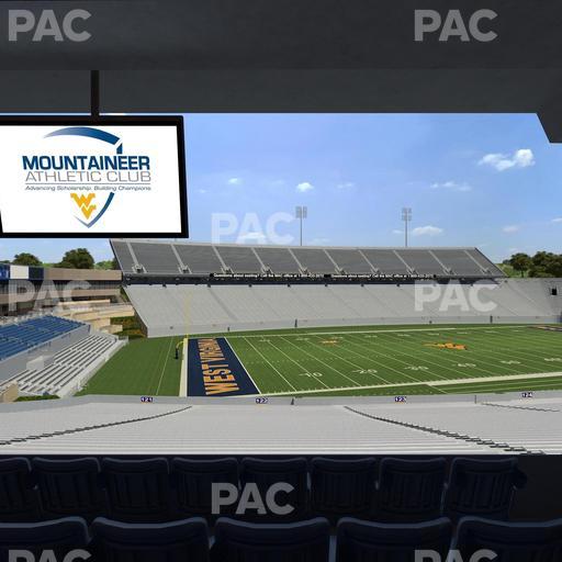 Mountaineer Field at Milan Puskar Stadium - Section Field Box 44 Seat View