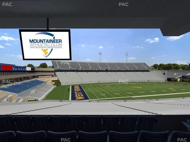 Mountaineer Field at Milan Puskar Stadium - Section Field Box 44 Seat View