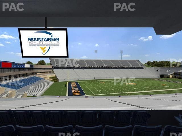 Mountaineer Field at Milan Puskar Stadium - Section Field Box 44 Seat View