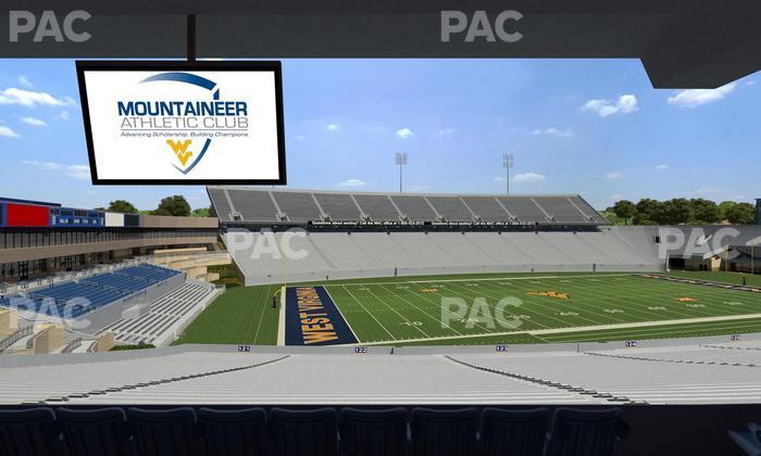 Mountaineer Field at Milan Puskar Stadium - Section Field Box 44 Seat View