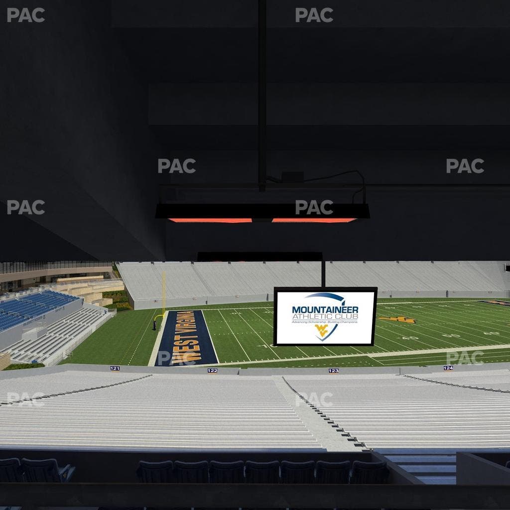 Mountaineer Field at Milan Puskar Stadium - Section Field Box 45 Seat View