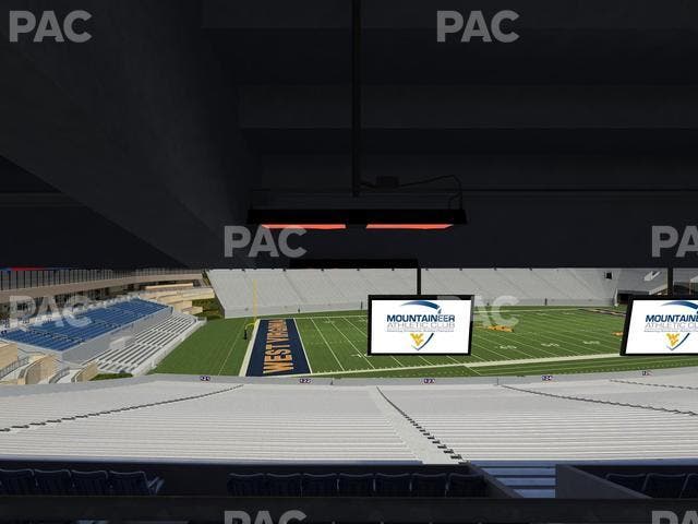 Mountaineer Field at Milan Puskar Stadium - Section Field Box 45 Seat View