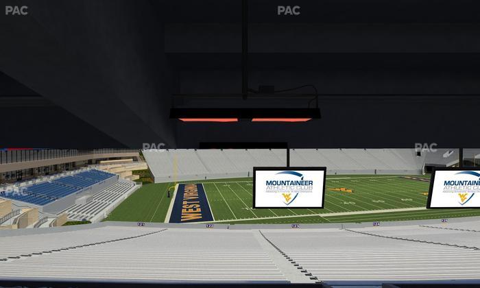 Mountaineer Field at Milan Puskar Stadium - Section Field Box 45 Seat View