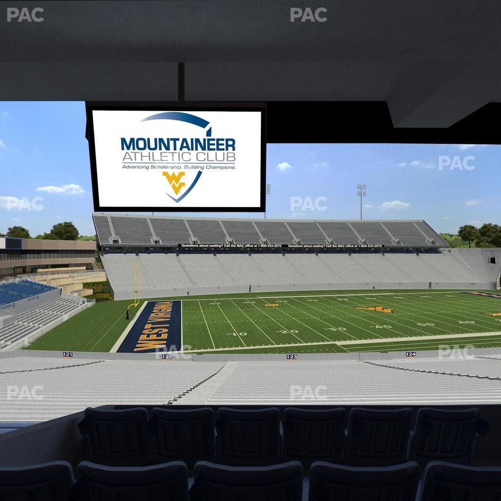 Mountaineer Field at Milan Puskar Stadium - Section Field Box 46 Seat View