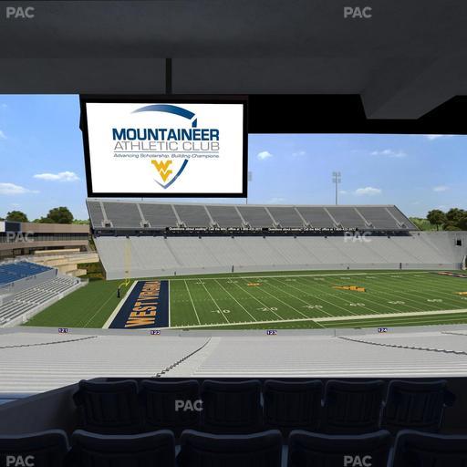 Mountaineer Field at Milan Puskar Stadium - Section Field Box 46 Seat View